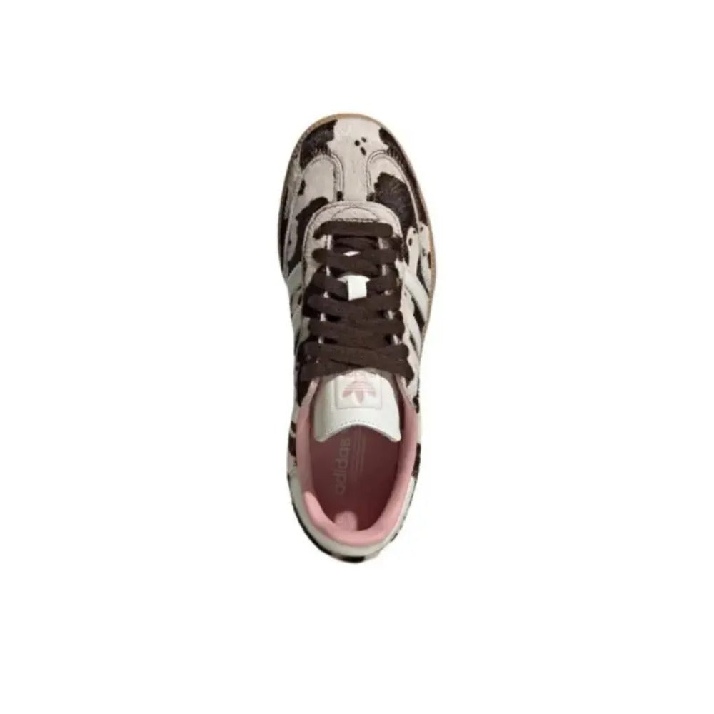 JS3931-Samba OG Cow Print Closed Athletic Sneakers