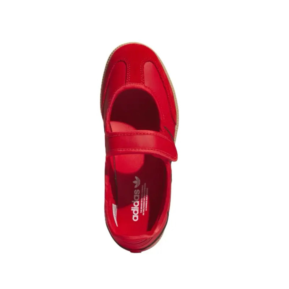 JQ6446-Samba Jane Scarlet Red Gold Youth / Women's