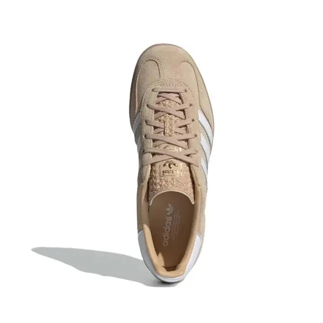 KI2177-Gazelle Retro Stripes Indoor Suede Athletic Shoes