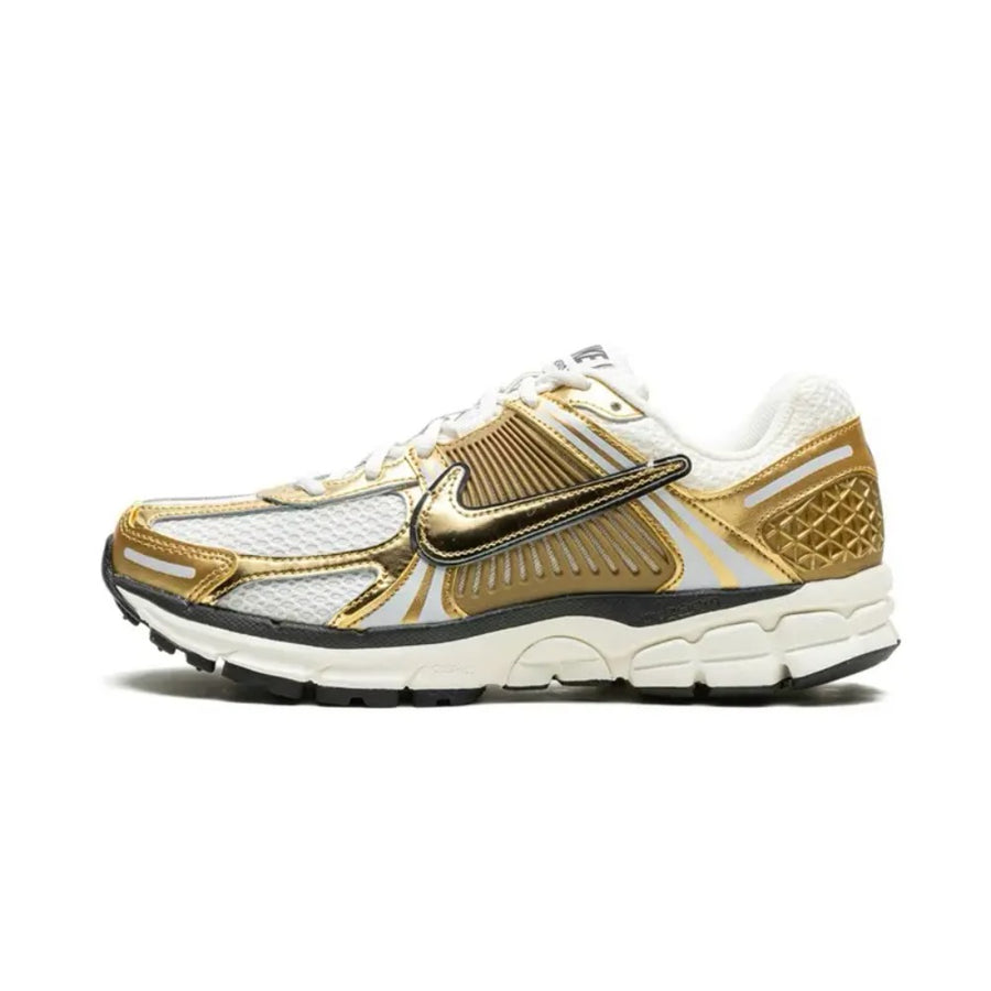 HF7723-001-Zoom Vomero 5 Metallic Gold Women's Shoes