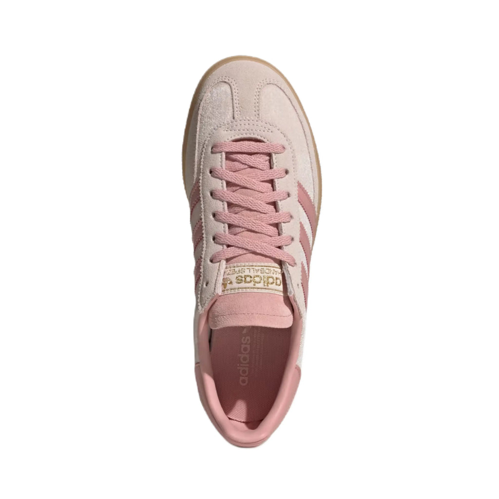 JR3645-Women's  Handball Spezial 'Wonder Quartz Wonder Mauve Gum' Suede Upper Sneaker