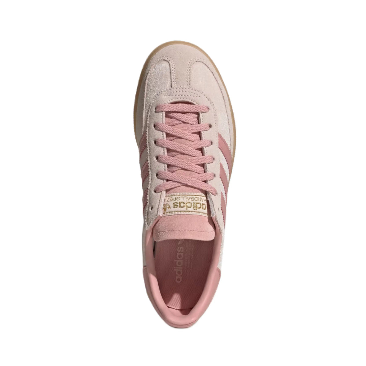 JR3645-Women's  Handball Spezial 'Wonder Quartz Wonder Mauve Gum' Suede Upper Sneaker