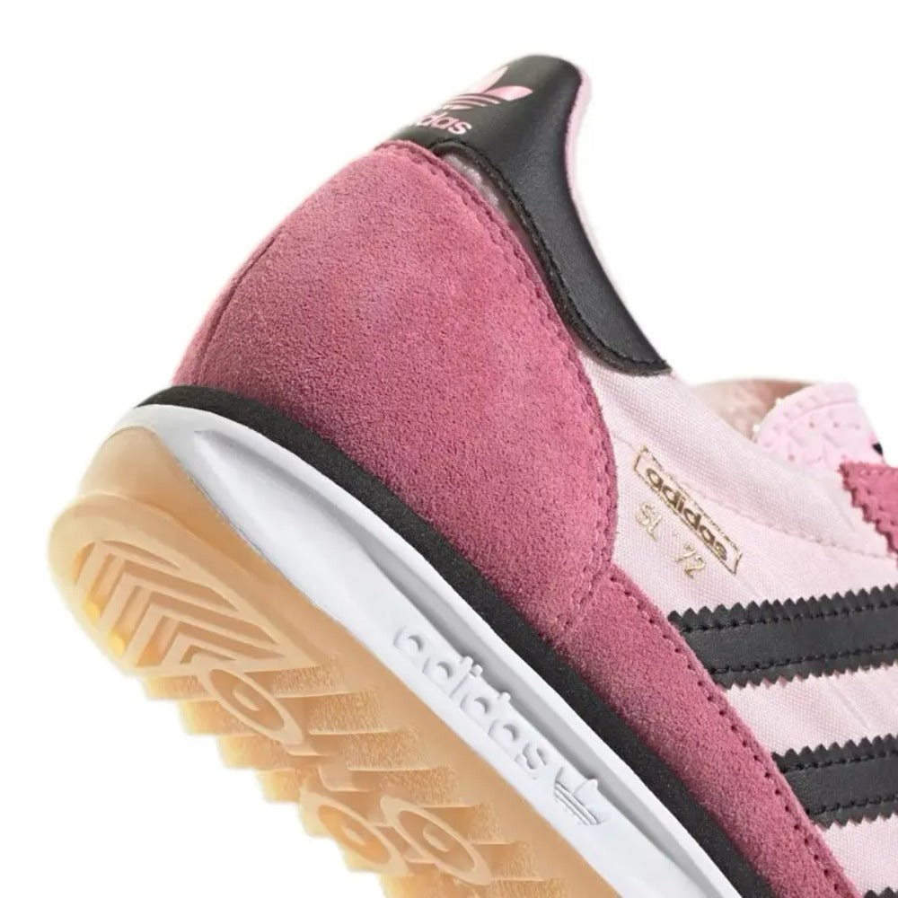 SL72RS-Clear Black Pink Youth & Women¡¯s Casual Sneakers, Featuring a Retro