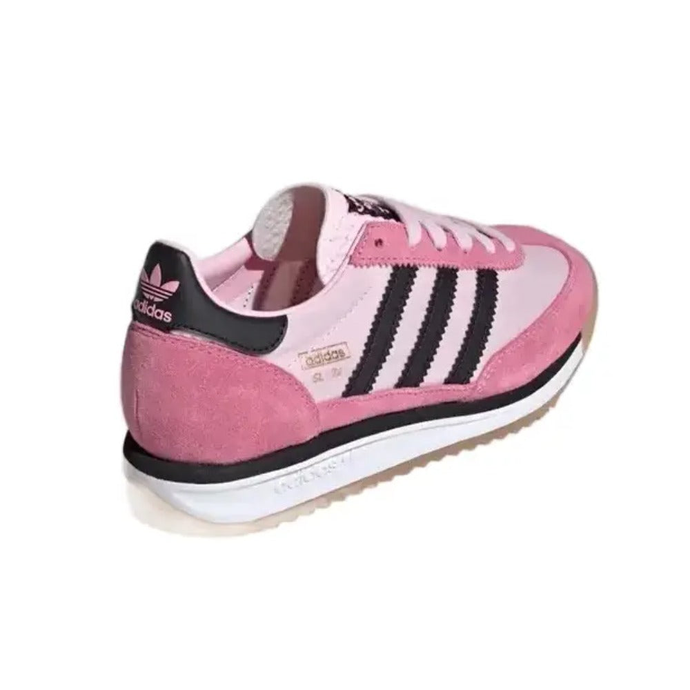 SL72RS-Clear Black Pink Youth & Women¡¯s Casual Sneakers, Featuring a Retro