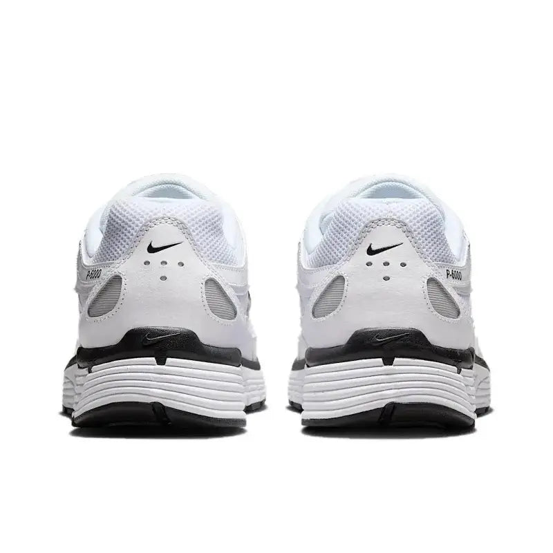 P6000-White Metallic Silver Black Men