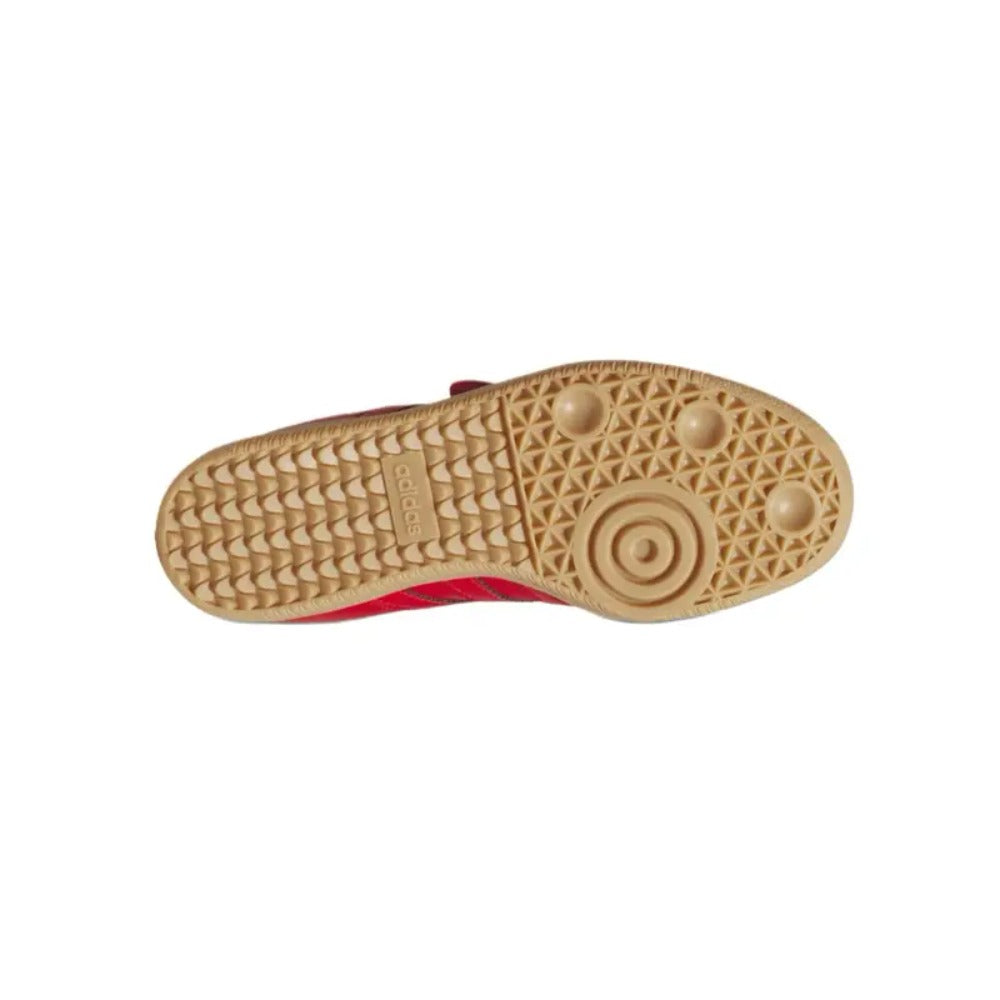 JQ6446-Samba Jane Scarlet Red Gold Youth / Women's