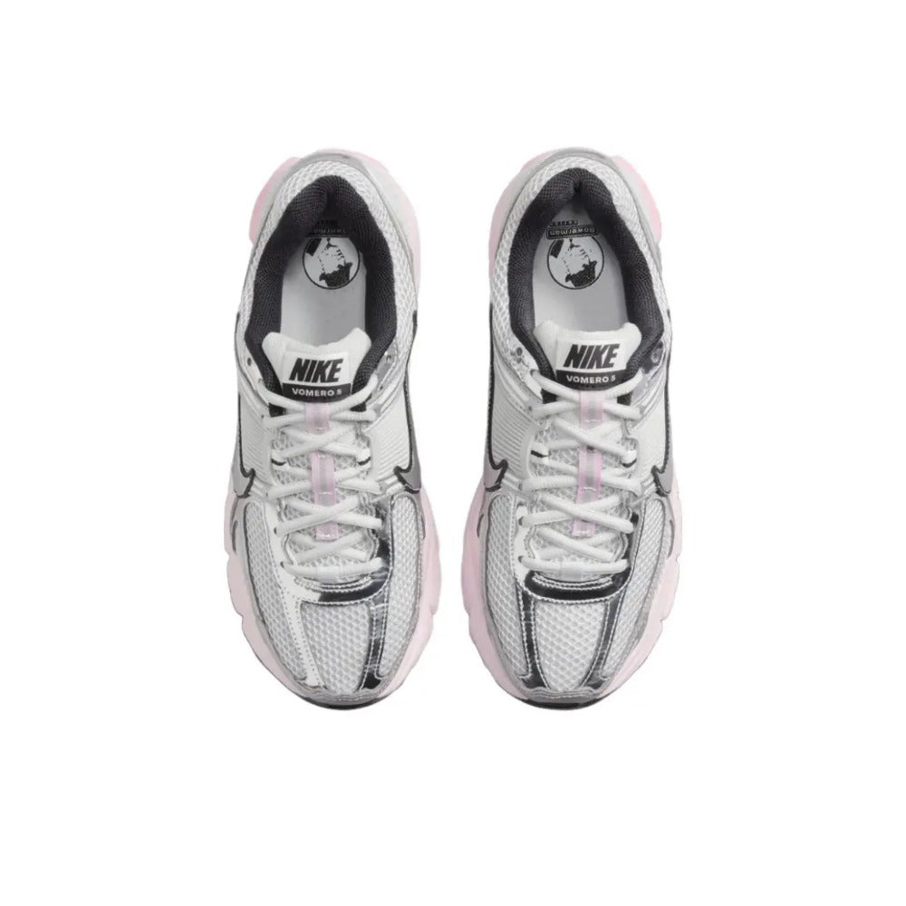 HF1877-001-Zoom Vomero 5 Women's Running Sneaker in Photon Dust Pink Foam