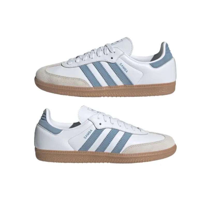 JS1391-Women's  Samba OG Sports Shoes - White Ash Blue
