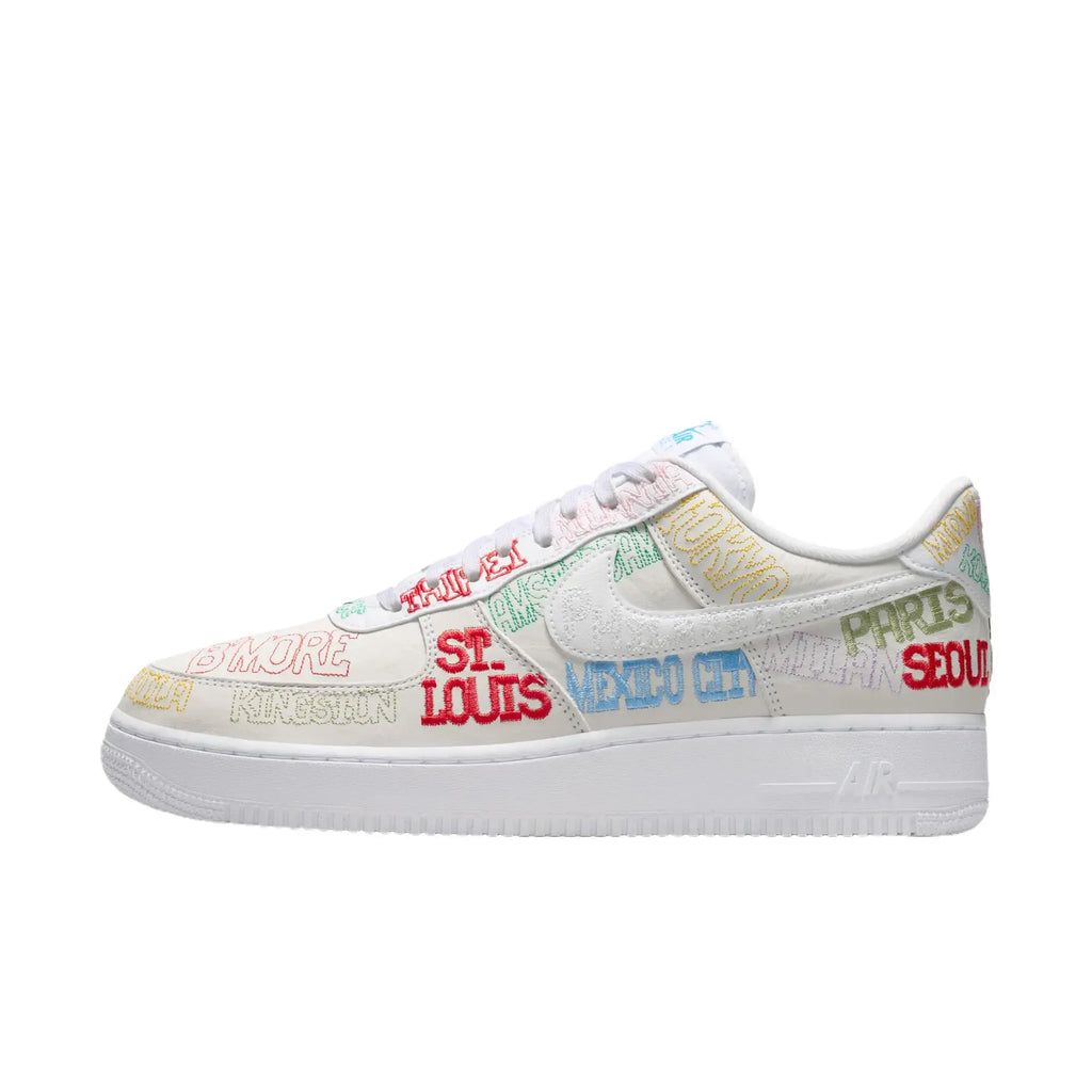 IO9739-100-Air Force 1 Low 'World Tour-White' Men's Classic Leather