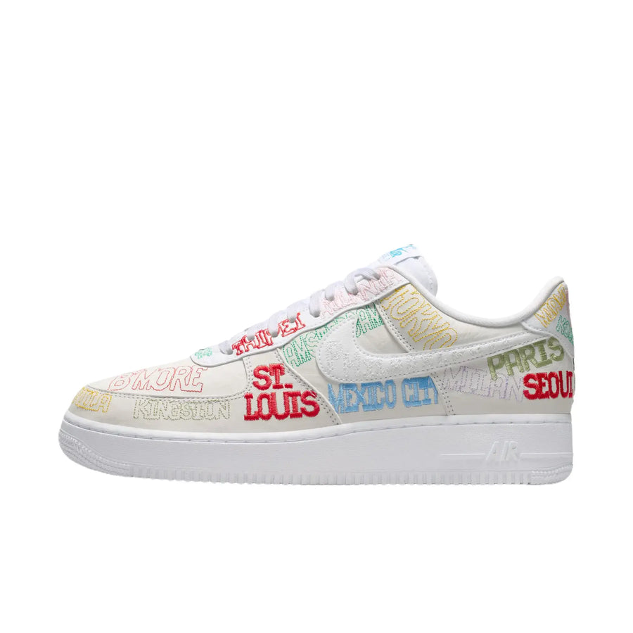 IO9739-100-Air Force 1 Low 'World Tour-White' Men's Classic Leather