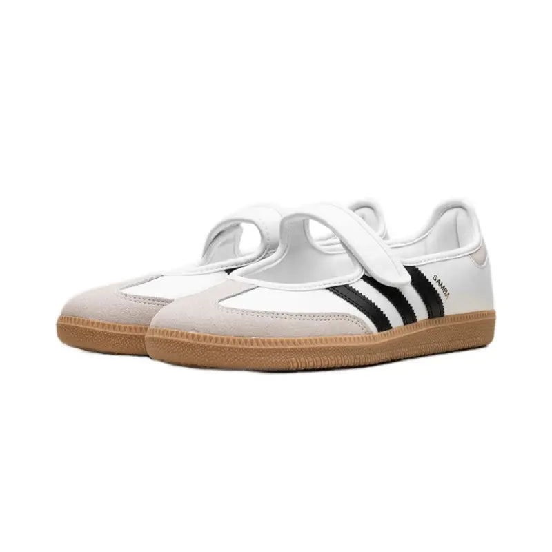 JR1402-Women's Samba Jane White Black