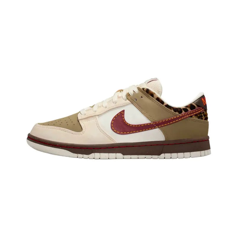 6687262-Dunk Low Retro Leopard Khaki