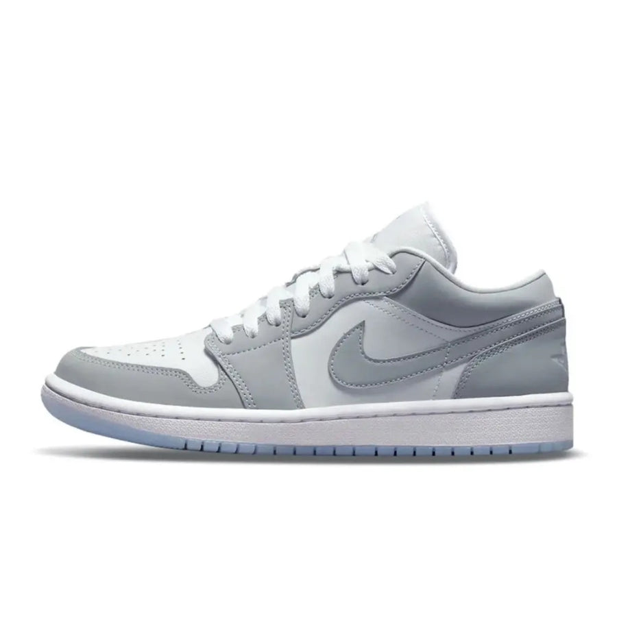 DC0774-105-Women's Air Jordan 1 Low 'White Wolf Grey' Sports Sneakers