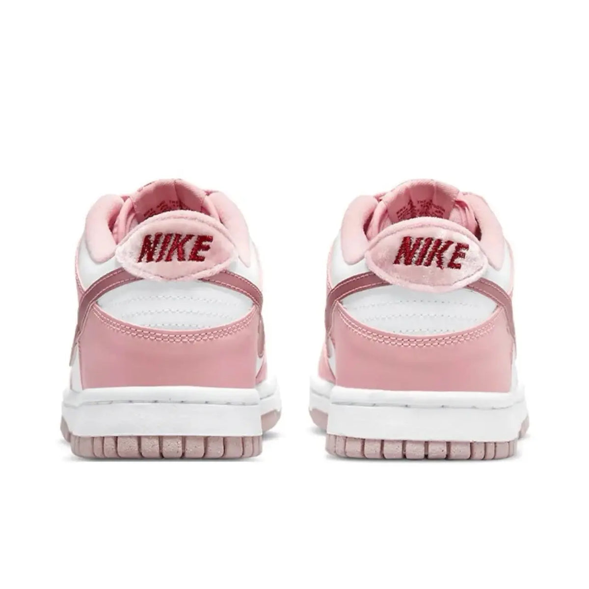 DO6485 600-Women's  Dunk Low Pink Velvet Sneakers