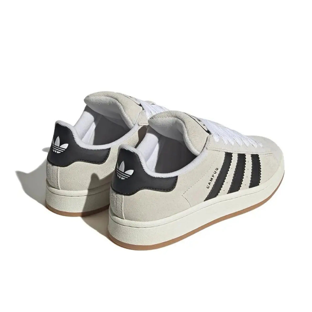 GY0042-Campus 00s Shoes for Women, Retro Suede Trainers in Crystal White